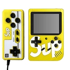 Портативная игровая приставка SUP GAME BOX 500 игр в 1, с джойстиком, цвет желтый