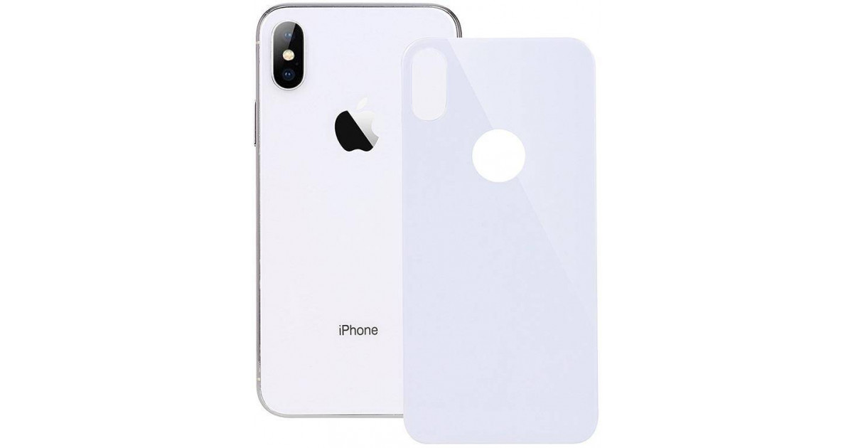 Защитное стекло для APPLE iPhone X / XS / 11 Pro (5.8") Baseus ударопрочное 0.3mm заднее цвет белый.
