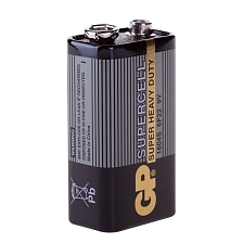 Батарейка GP Supercell Крона 6F22 Shrink 1 Heavy Duty 9V