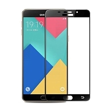 Защитное стекло 2D Full glass для Samsung A7 2016/A710 /тех.пак/ черный.