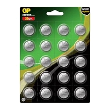 Батарейка GP CR2032 (DL2032) BL20 Lithium 3V Батарейка GP CR2032 (DL2032) BL20 Lithium 3V