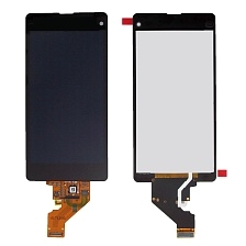 Дисплей в сборе с тачскрином для SONY Z1 compact (D5503), цвет черный.