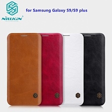 QIN чехол-книга Nillkin SAMSUNG Galaxy S9 /кожа/закрыт/отдел под пластик.карту/ черный. QIN чехол-книга Nillkin SAMSUNG Galaxy S9 /кожа/закрыт/отдел под пластик.карту/ черный.