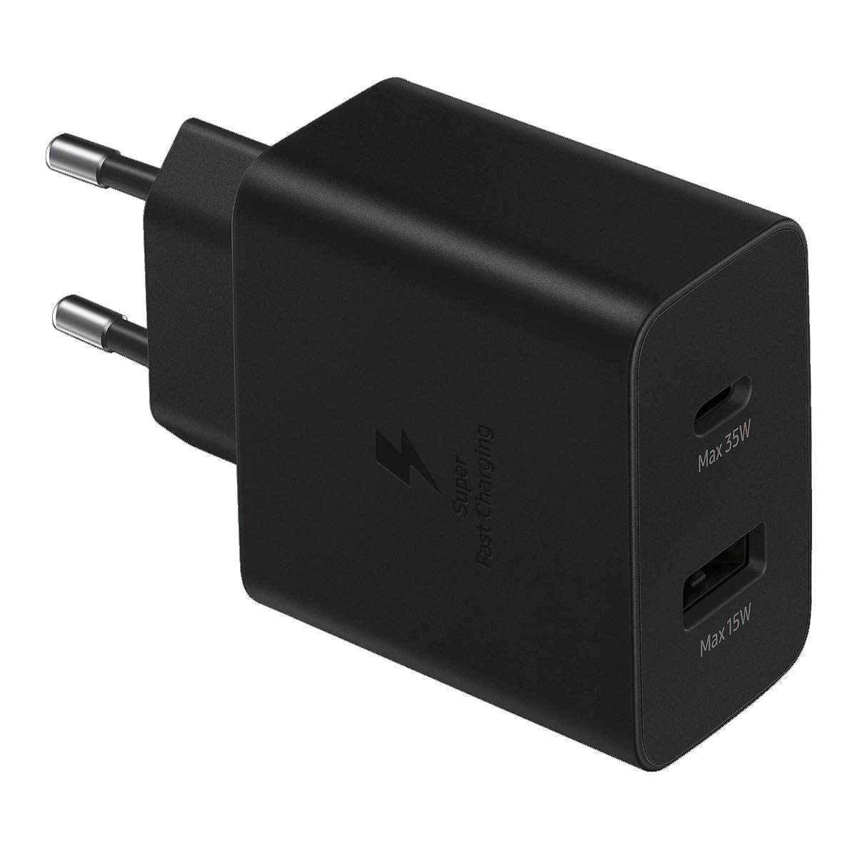 СЗУ (Сетевое зарядное устройство) EP-TA220, 35W, 1 USB Type C, 1 USB, цвет черный