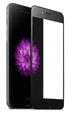 Стекло защитное 5D для iPhone 6 Plus в упаковке, цвет окантовки черный.