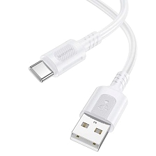 Кабель BOROFONE BX111 Feliz USB на USB Type C, 36W, длина 1 метр, цвет белый