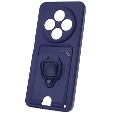 Чехол накладка VERSATILE 3 в 1 для XIAOMI Redmi 14C, POCO C75, цвет темно синий Чехол накладка VERSATILE 3 в 1 для XIAOMI Redmi 14C, POCO C75, цвет темно синий