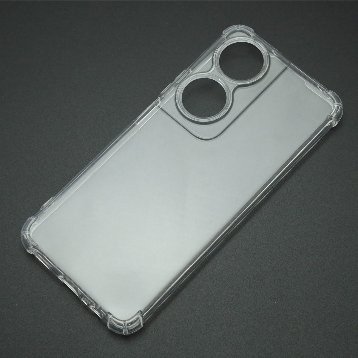 Чехол накладка для Honor X7b, защита камеры, силикон, прозрачный