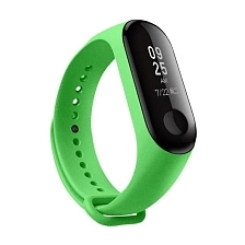 Ремешок на запястье, браслет для XIAOMI Mi Band 3, 4, силикон, цвет мятный