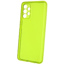 Чехол накладка Clear Case для SAMSUNG Galaxy A32 4G (SM-A325F), силикон 1.5 мм, защита камеры, цвет прозрачно зеленый Чехол накладка Clear Case для SAMSUNG Galaxy A32 4G (SM-A325F), силикон 1.5 мм, защита камеры, цвет прозрачно зеленый