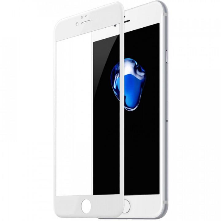 Защитное стекло 10D iPhone 6/6S (полное покрытие) белый UD.