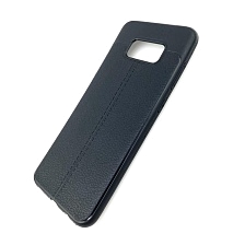 Чехол накладка AUTO FOCUS для SAMSUNG Galaxy S8 Plus (SM-G955), силикон, матовый, цвет черный.