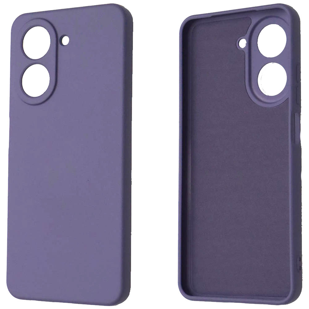 Чехол накладка NANO для XIAOMI REDMI A5, POCO C71, силикон, бархат, цвет космически серый Чехол накладка NANO для XIAOMI REDMI A5, POCO C71, силикон, бархат, цвет космически серый