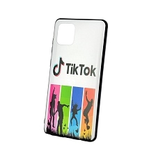 Чехол накладка для SAMSUNG Galaxy A81 (SM-AN815F), Note 10 Lite (SM-N770), силикон, рисунок TikTok танцы.