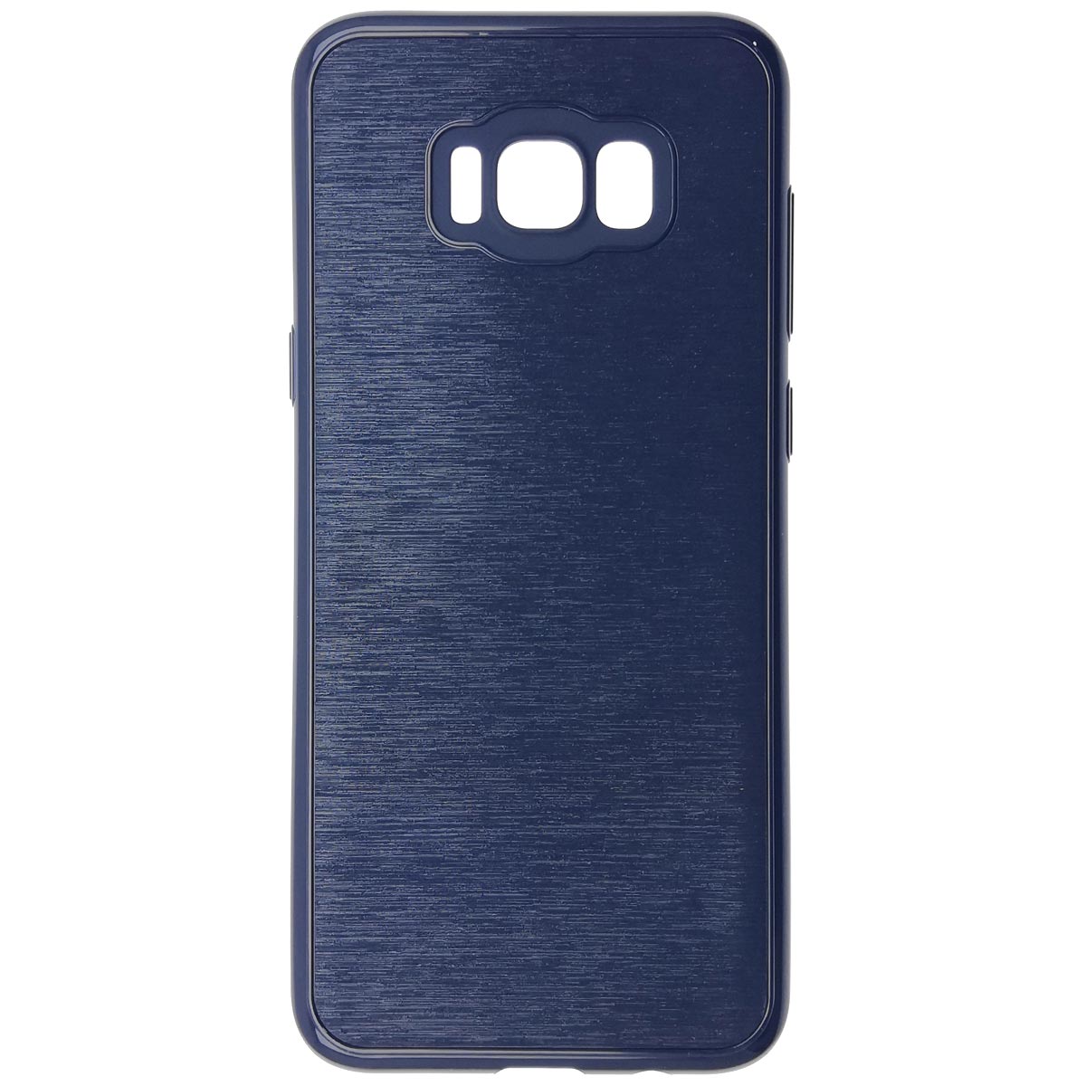 Чехол накладка для SAMSUNG Galaxy S8 Plus (SM-G955), силикон, текстура, цвет синий