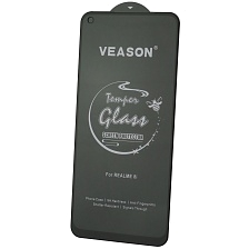 Защитное стекло VEASON Tempered Glass для Realme 8i, цвет окантовки черный