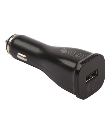 АЗУ "LP" Fast Charge с выходом USB + кабель USB Type-C 9V-1,67A (черное/европакет).