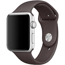 Ремешок для Apple Watch спортивный "Sport", размер 42-44 mm, цвет бежево-серый.