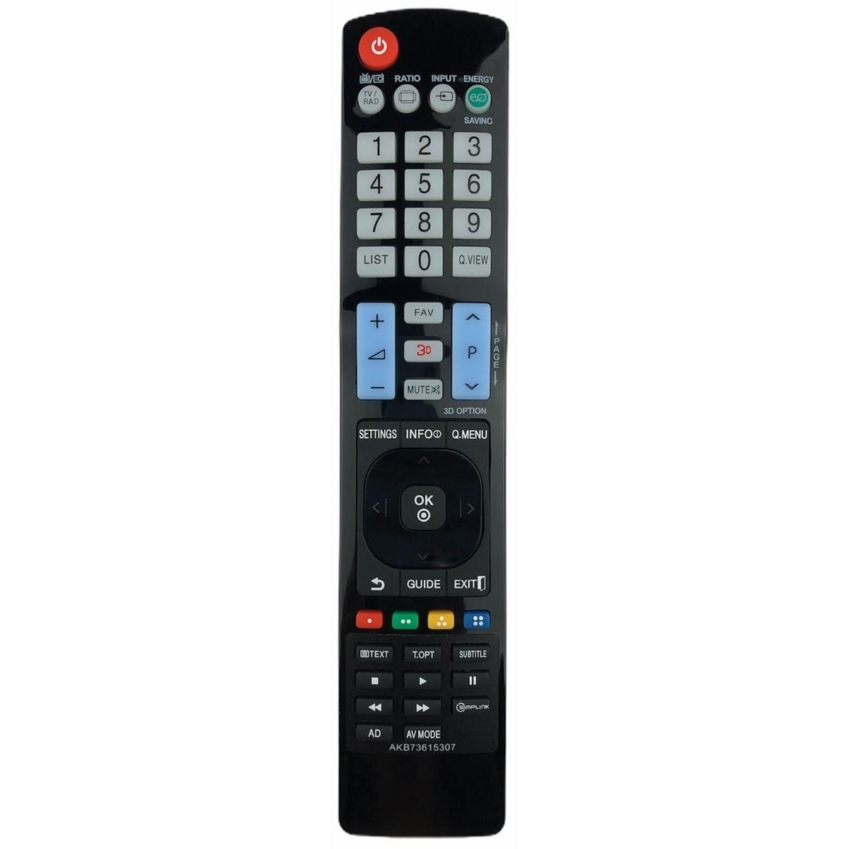 Пульт ДУ AKB73615307 для телевизоров LG, цвет черный
