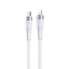 Кабель REMAX RC-C150 USB Type C на Lightning 8 pin, 30W, длина 1.2 метра, цвет белый Кабель REMAX RC-C150 USB Type C на Lightning 8 pin, 30W, длина 1.2 метра, цвет белый