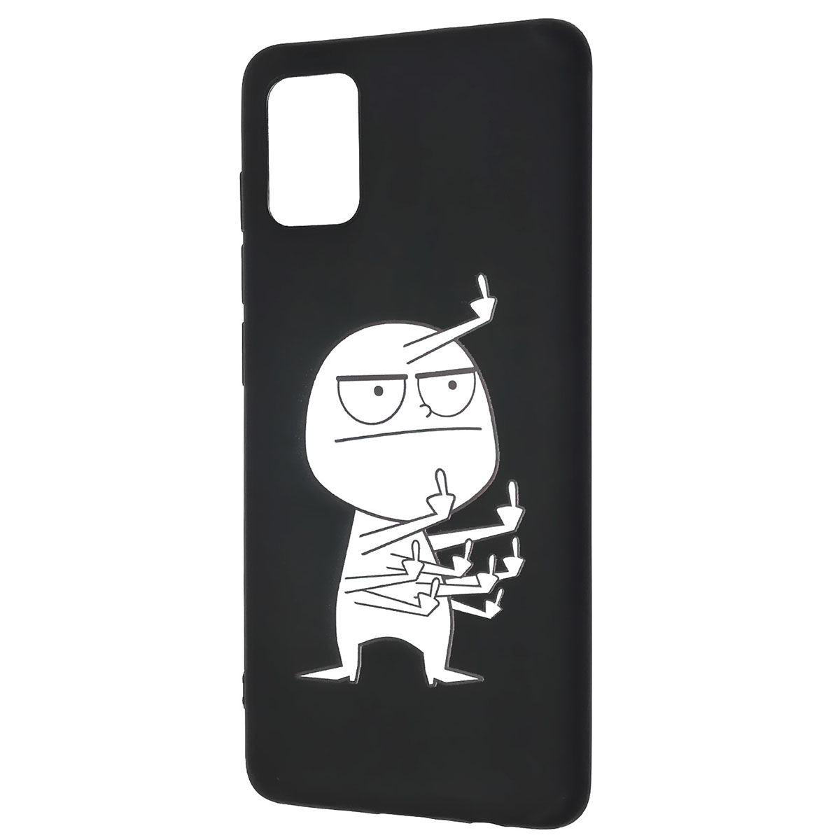 Чехол накладка imcase для SAMSUNG Galaxy A51 (SM-A515), A31 (SM-A315), силикон, рисунок Человечек