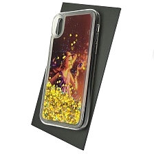 Чехол накладка TransFusion для APPLE iPhone XR, силикон, переливашка, рисунок Девушка в шляпе