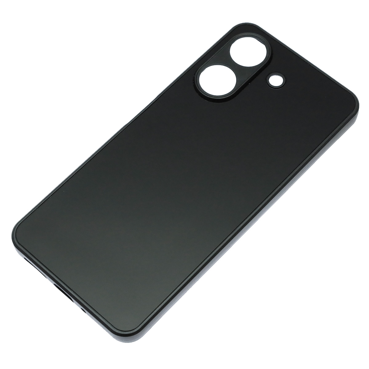 Чехол накладка для XIAOMI Redmi 13C, POCO C65, защита камеры, силикон, цвет черный