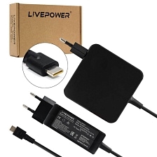 Блок питания Live Power LP509, 20V-3.25A, Type-C, цвет черный