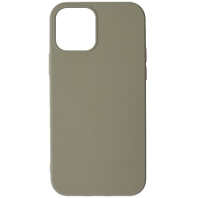 Чехол накладка Soft Touch для APPLE iPhone 12, iPhone 12 Pro (6.1"), силикон, цвет светло серый