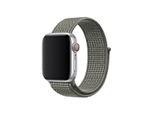 Ремешок для часов Apple Watch (42-44 мм), нейлон, цвет оливковый.