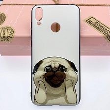 Чехол накладка для HUAWEI Honor 8C, силикон, рисунок Щенок.