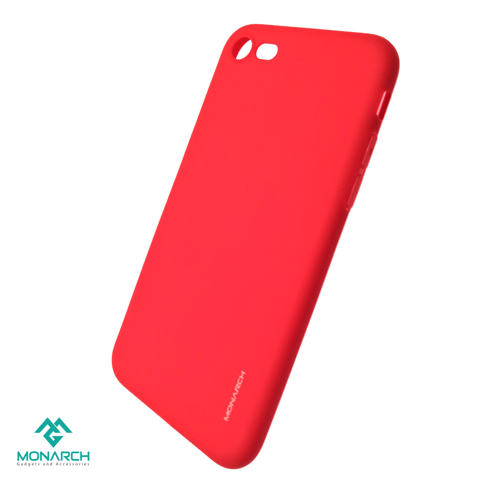 Чехол накладка MONARCH MT-03 для APPLE iPhone 7, 8, силикон, цвет красный.