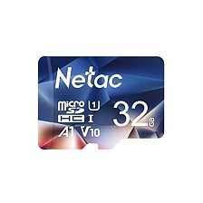 Карта памяти MicroSDHC 32GB NETAC P500 Ultra Class 10, 100MB/s, без адаптера