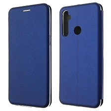 Чехол книжка STYLISH для Realme C3, экокожа, визитница, цвет синий