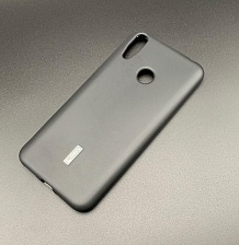 Чехол накладка Cherry для HUAWEI Honor 8C, силикон, цвет черный.