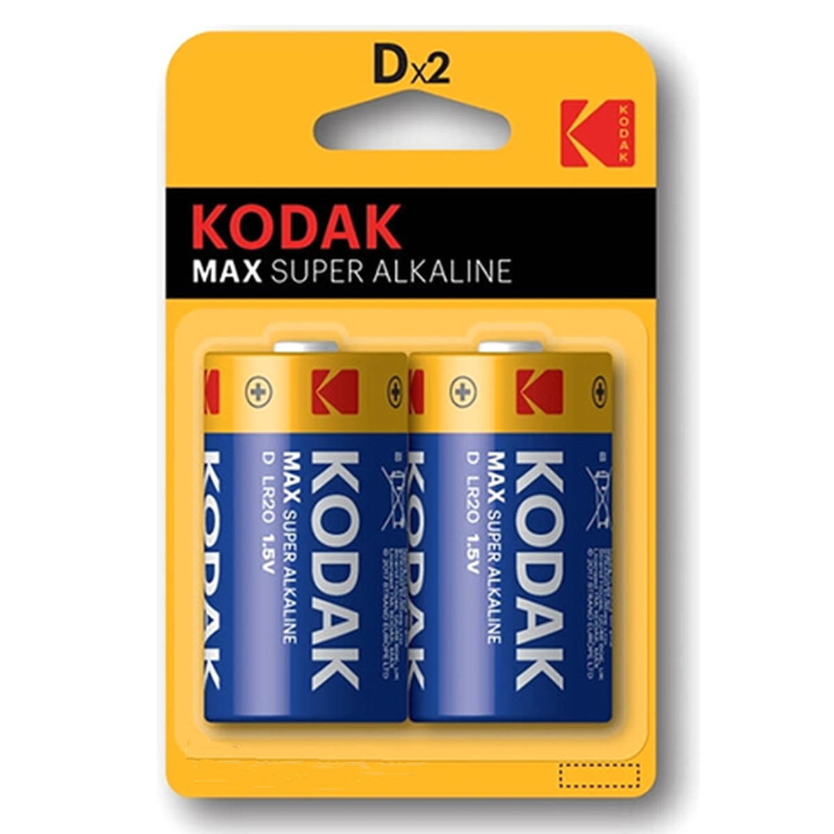 Батарейка KODAK MAX LR20 BL2