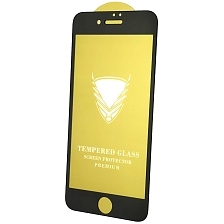 Защитное стекло KADOO для APPLE iPhone 7, iPhone 8, цвет окантовки черный