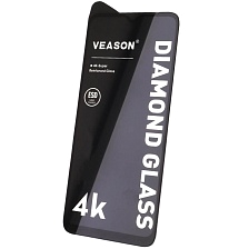 Защитное стекло VEASON DIAMOND GLASS для SAMSUNG Galaxy A12 (SM-A125), A02 (SM-A022), M12 (SM-M127F), A02S (SM-025), A03s (SM-A037F), A03 Core (SM-A032), A03 (SM-A035F), A32 5G, M02 (SM-M022F), A04, A04s, A04e, цвет окантовки черный