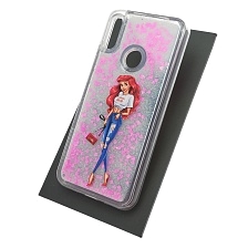 Чехол накладка TransFusion для HUAWEI Honor 8A, Y6 2019, силикон, переливашка, рисунок Jadior.