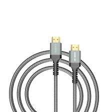 Кабель HDMI - HDMI EARLDOM ET-W31, 8K, длина 1.5 метра, цвет серый