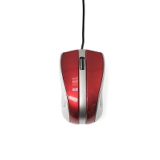 Мышь проводная G-178E, игровая, цвет красно серебристый
