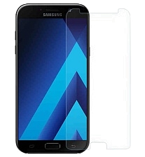 Защитное стекло для SAMSUNG Galaxy A7 (2017) SM-A720 толщина 0,26 мм глянцевое.