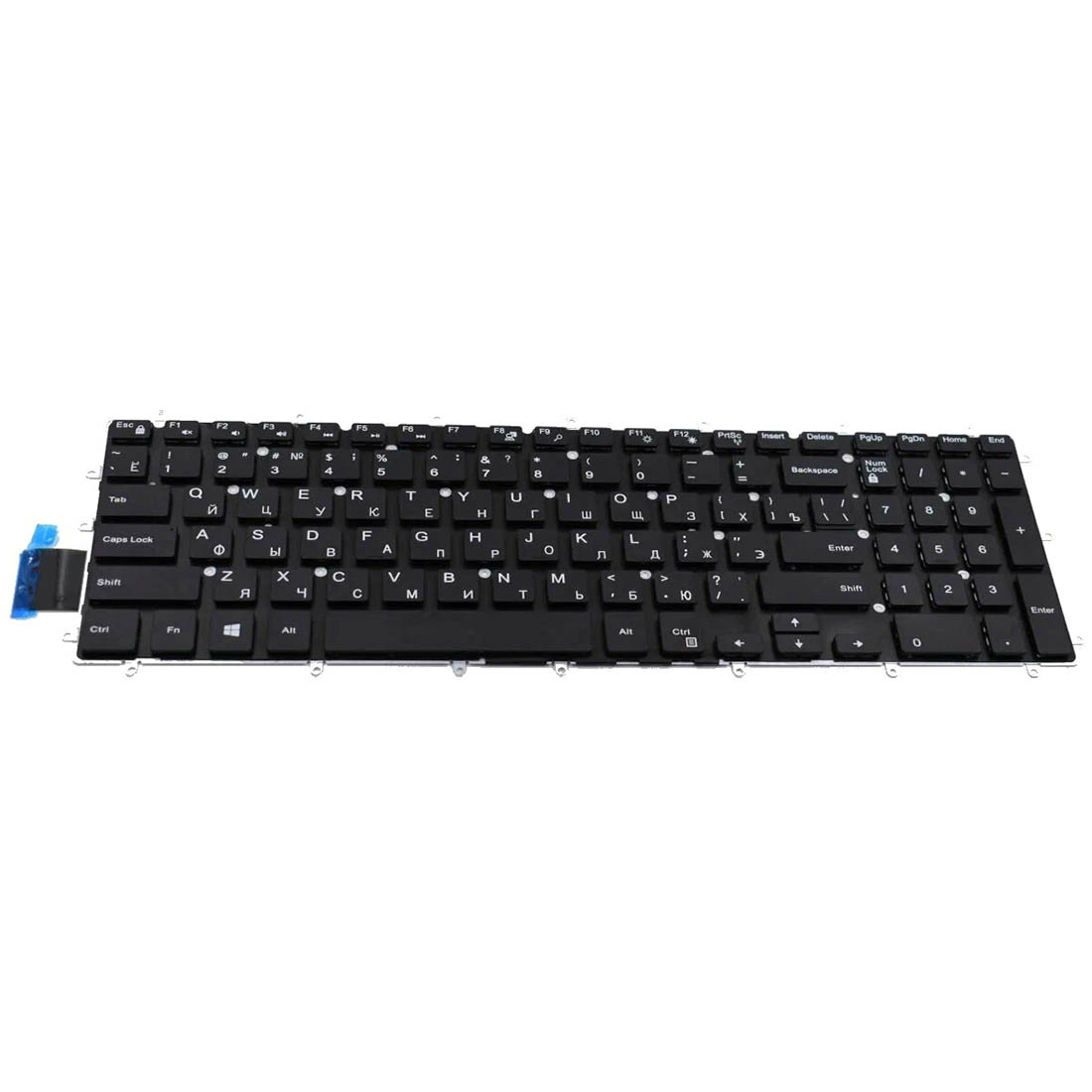 Клавиатура для ноутбука Dell P66F002, цвет черный