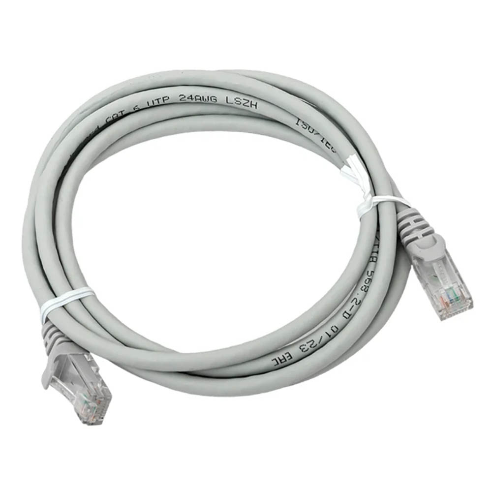 Патч-корд UTP 5e кат., длина 1 метр (PATCH-CORD RJ-45 1.0M), цвет серый