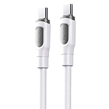 Кабель REMAX RC-C111 USB Type C на USB Type C, 60W, длина 1 метр, цвет белый Кабель REMAX RC-C111 USB Type C на USB Type C, 60W, длина 1 метр, цвет белый