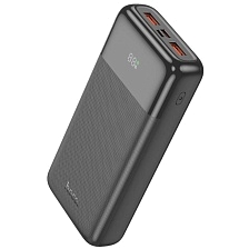 Внешний портативный аккумулятор, Power Bank HOCO J121A Fast, 20000 mAh, 22.5W, PD20W, QC3.0, LED дисплей, 2*USB, 1*Type-C, цвет черный