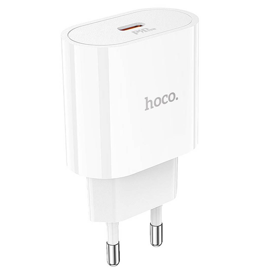 СЗУ (Сетевое зарядное устройство) HOCO C94A Metro, 20W, 1 USB Type C, PD20W, цвет белый