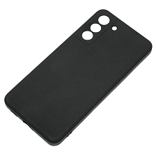 Чехол накладка для SAMSUNG Galaxy S21 FE, силикон, бархат, цвет черный Чехол накладка для SAMSUNG Galaxy S21 FE, силикон, бархат, цвет черный