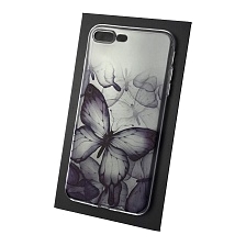 Чехол накладка TPU CASE для APPLE iPhone 7 Plus, iPhone 8 Plus, силикон, рисунок Бабочки. Чехол накладка TPU CASE для APPLE iPhone 7 Plus, iPhone 8 Plus, силикон, рисунок Бабочки.