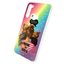 Чехол накладка для XIAOMI Redmi Note 8T, силикон, рисунок Super MAMA! MOM OF GIRLS.